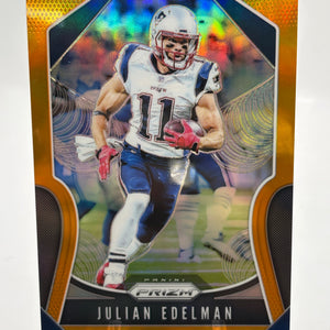 2019 Panini Prizm Orange Prizm /249 Julian Edelman #19 FRENLY BRICKS - Open 7 Days