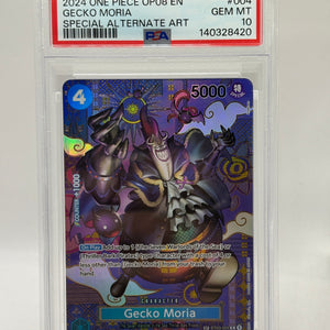 2024 One Piece TCG OP08 - Gecko Moria ST03-004 C SP PSA 10 FRENLY BRICKS - Open 7 Days