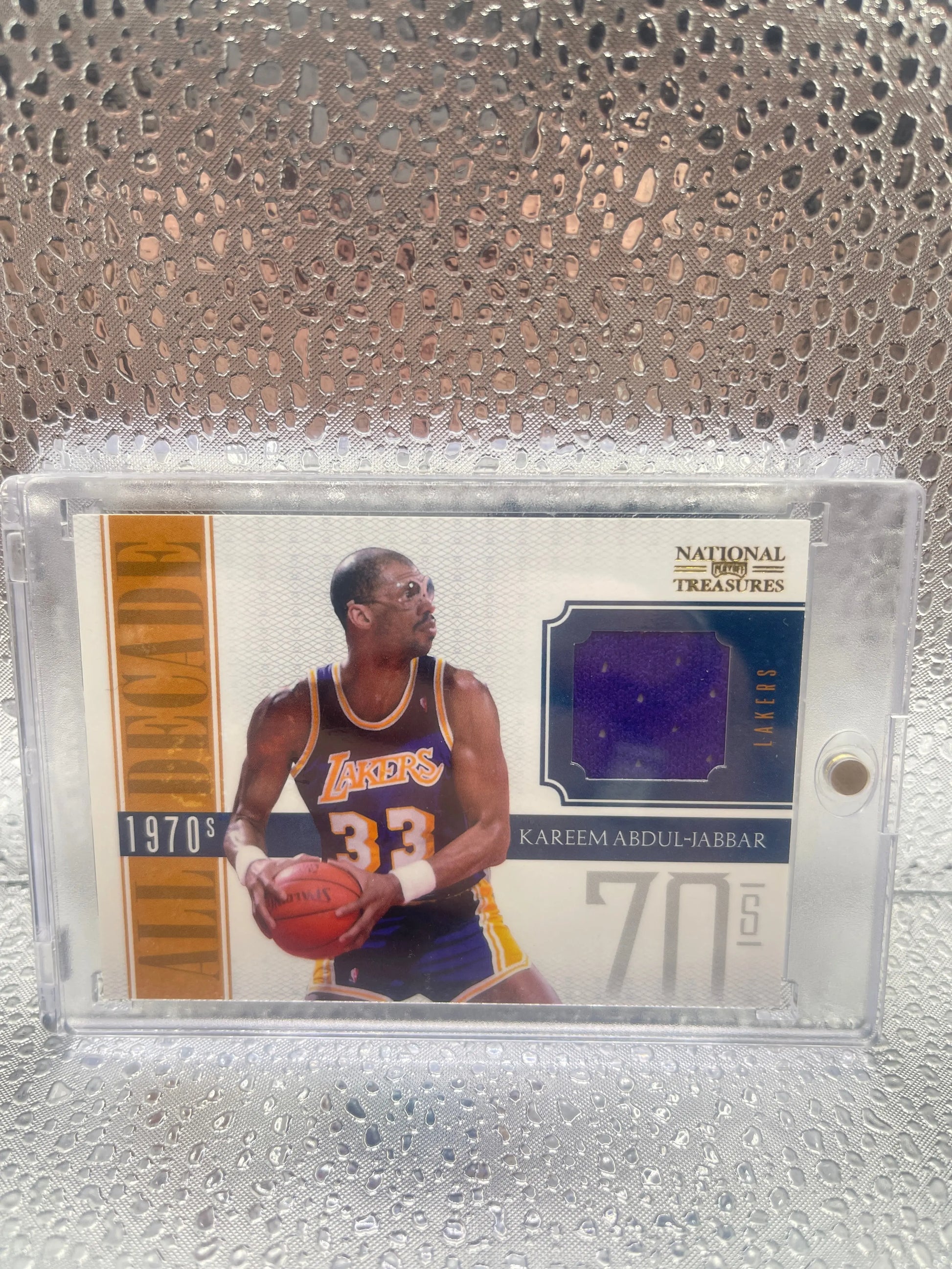 2010-11 Panini National Treasures All Decade Relic #6 Kareem Abdul-Jabbar 63/99 Nm FRENLY BRICKS - Open 7 Days
