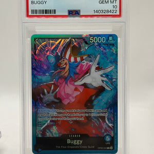 2025 One Piece ST25 - Buggy OP09-042 L PSA 10 GEM MINT FRENLY BRICKS - Open 7 Days