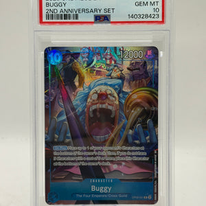 2025 One Piece 2nd Anniversary- Buggy OP09-051 R PSA 10 GEM MINT FRENLY BRICKS - Open 7 Days