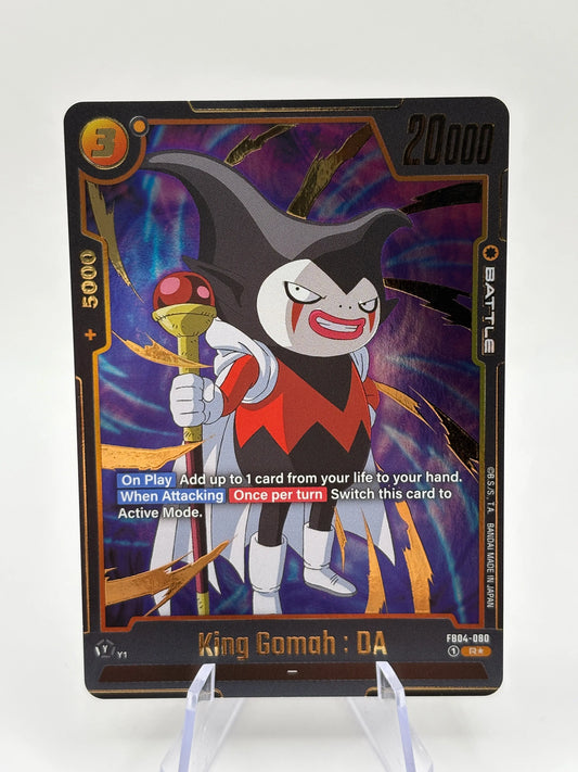 Dragon Ball Super Fusion World - King Gomah : DA FB04-080 Alt Art FRENLY BRICKS - Open 7 Days