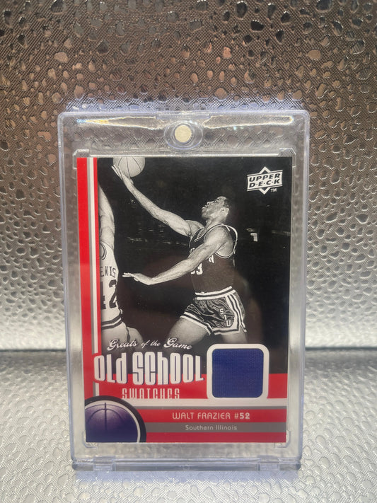 Walt Frazier 2009-10 Upper Deck Greats Old School Game Jersey New York Knick HOF NM FRENLY BRICKS - Open 7 Days