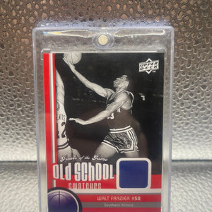 Walt Frazier 2009-10 Upper Deck Greats Old School Game Jersey New York Knick HOF NM FRENLY BRICKS - Open 7 Days