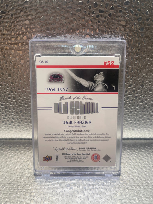 Walt Frazier 2009-10 Upper Deck Greats Old School Game Jersey New York Knick HOF NM FRENLY BRICKS - Open 7 Days
