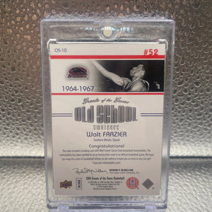 Walt Frazier 2009-10 Upper Deck Greats Old School Game Jersey New York Knick HOF NM FRENLY BRICKS - Open 7 Days