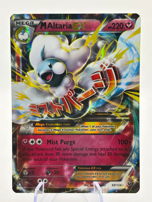 Pokemon TCG Fates Collide - Mega Altaria EX 69/124 Holo Rare NM FRENLY BRICKS - Open 7 Days