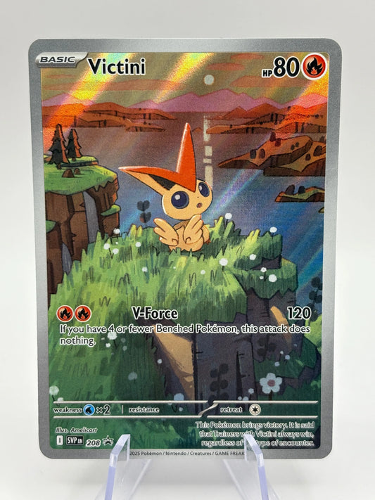 Pokemon TCG - Victini Illustration Rare SVP208 Black Star Promo FRENLY BRICKS - Open 7 Days