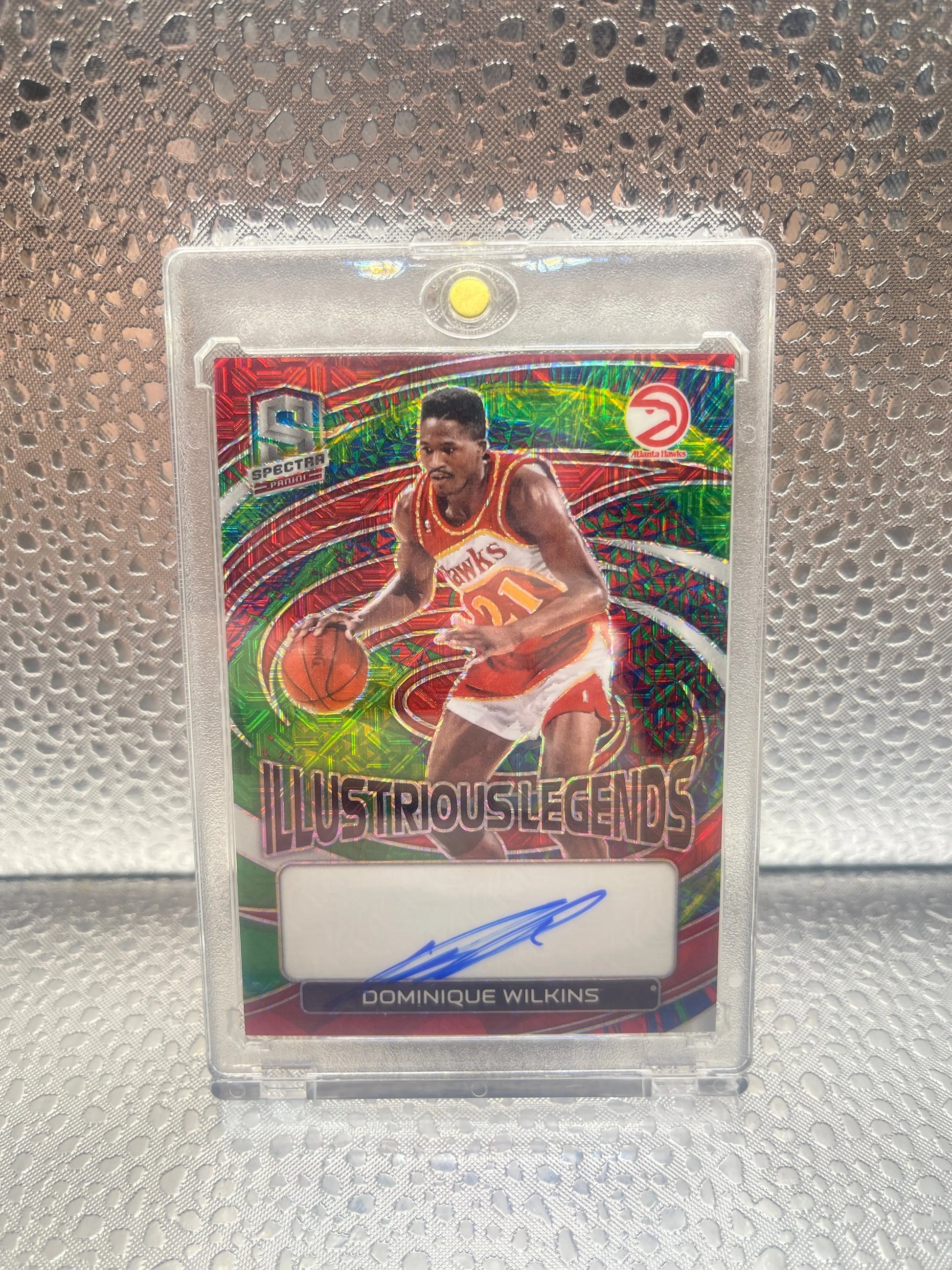 2023-24 Panini Spectra Illustrious Legends Signatures Gold Dominique Wilkins /25 NM FRENLY BRICKS - Open 7 Days