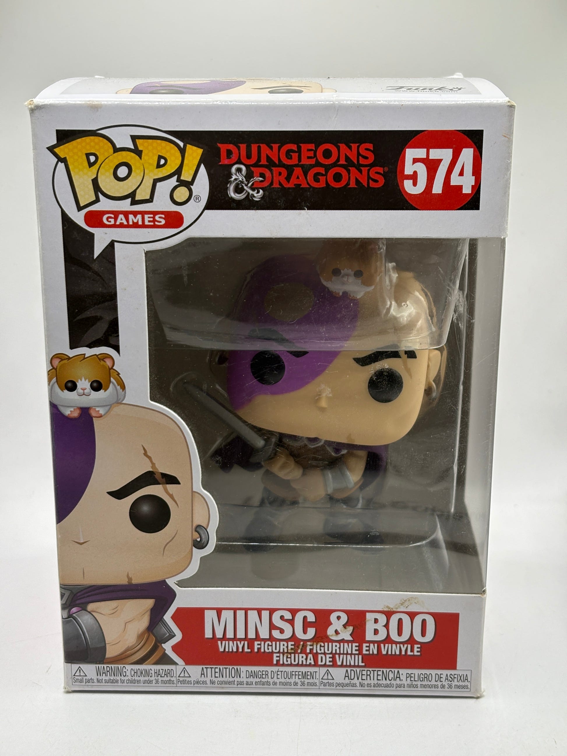 Funko POP! Games Dungeons & Dragons #574 Minsc & Boo Vinyl Figure *Box Damage* FRENLY BRICKS - Open 7 Days image 1
