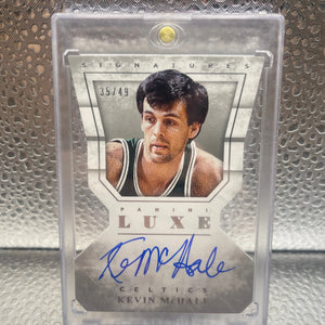 2015-16 Panini Luxe Die-Cut Auto /49 Kevin McHale #DC-KMH Auto HOF NM FRENLY BRICKS - Open 7 Days
