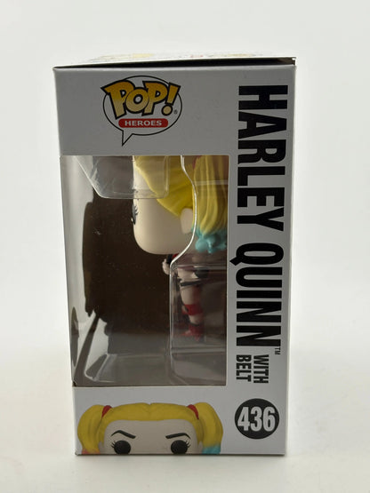 Funko POP! Heroes DC Super Heroes #436 Harley Quinn with Belt Special Edition FRENLY BRICKS - Open 7 Days