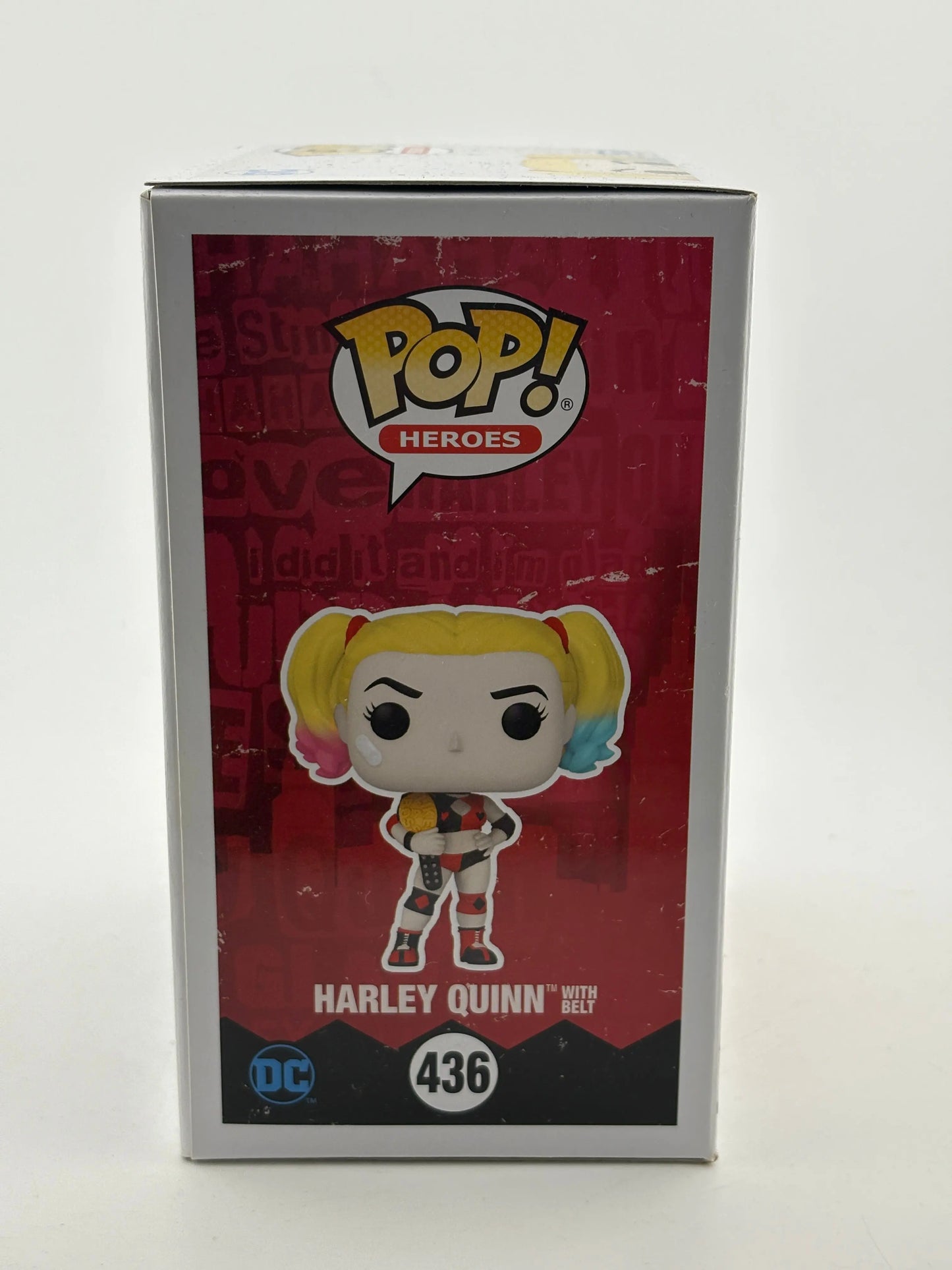 Funko POP! Heroes DC Super Heroes #436 Harley Quinn with Belt Special Edition FRENLY BRICKS - Open 7 Days