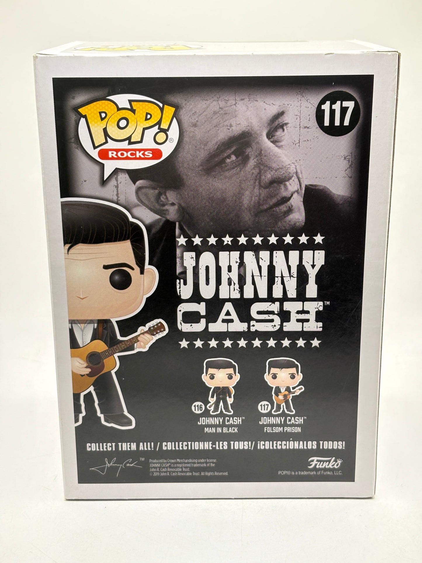 Funko POP! Rocks Johnny Cash #117 Johnny Cash Vinyl Figure FRENLY BRICKS - Open 7 Days