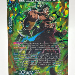 Dragon Ball Super Card Game - SS3 Broly, Saiyan Berserker BT7-127 ISR (1) FRENLY BRICKS - Open 7 Days