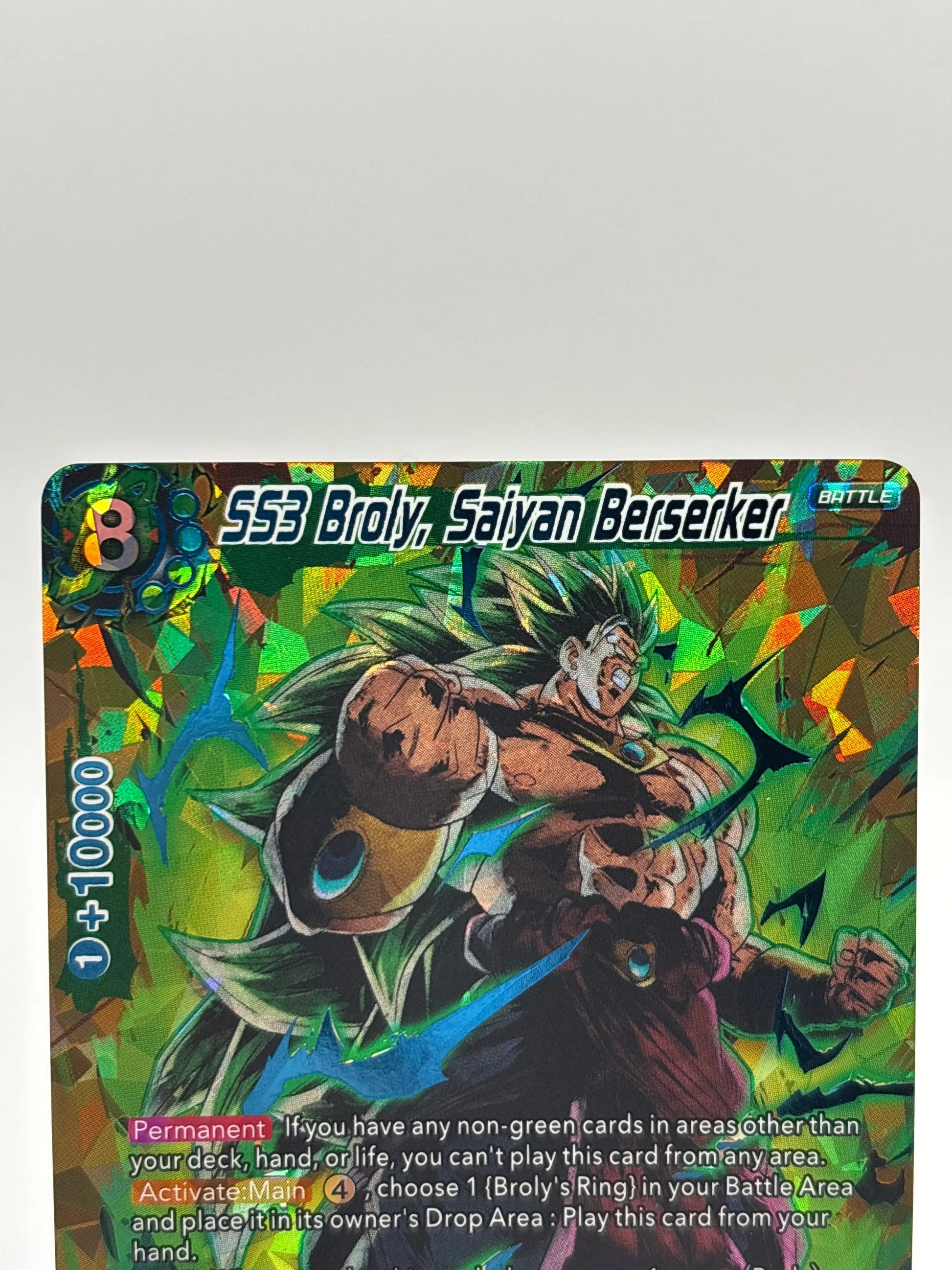 Dragon Ball Super Card Game - SS3 Broly, Saiyan Berserker BT7-127 ISR (1) FRENLY BRICKS - Open 7 Days