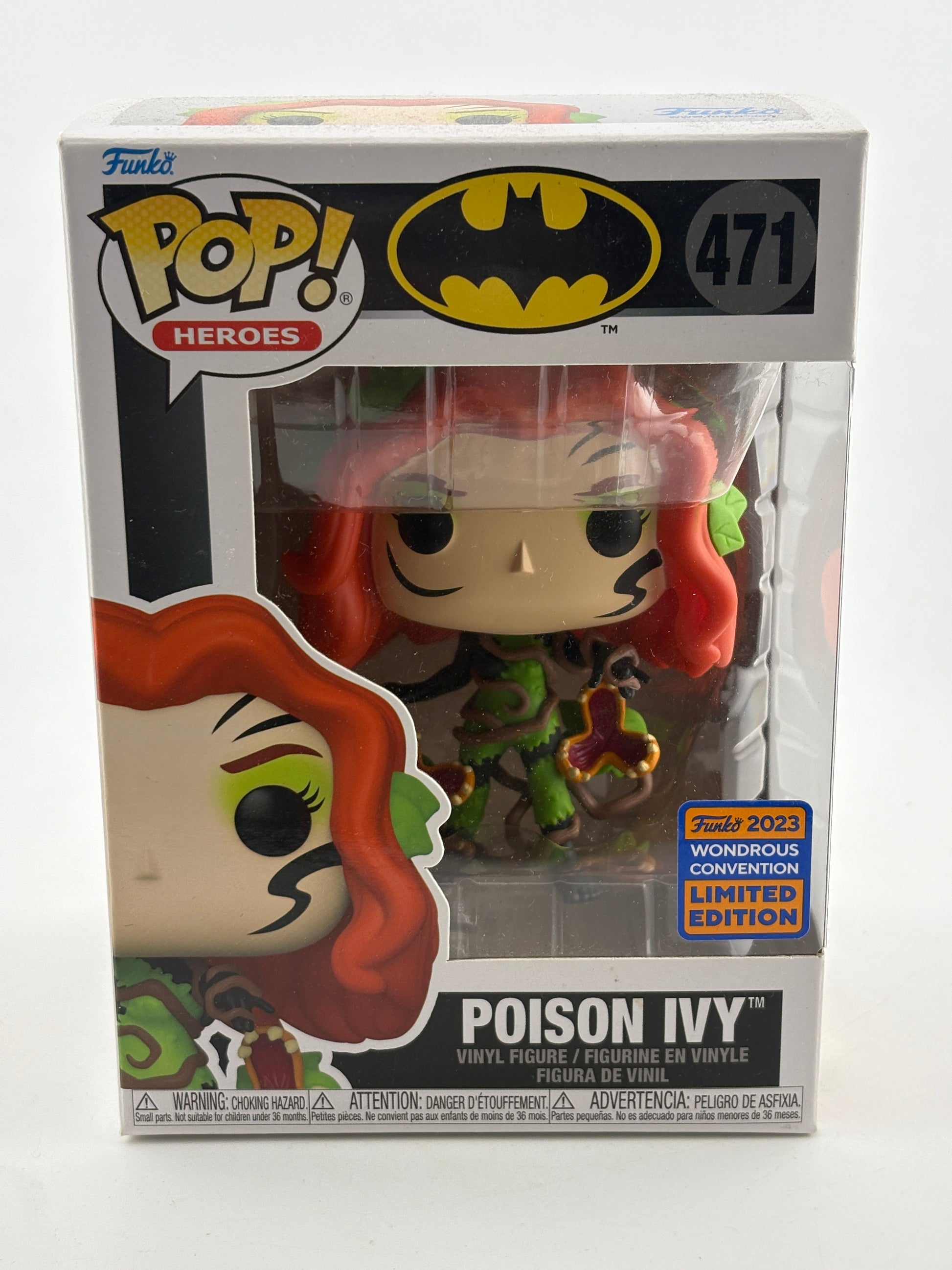 Funko POP! Heroes Batman #471 Poison Ivy 2023 Wondrous Convention Limited FRENLY BRICKS - Open 7 Days