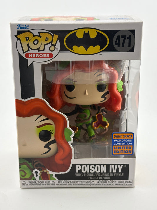 Funko POP! Heroes Batman #471 Poison Ivy 2023 Wondrous Convention Limited FRENLY BRICKS - Open 7 Days