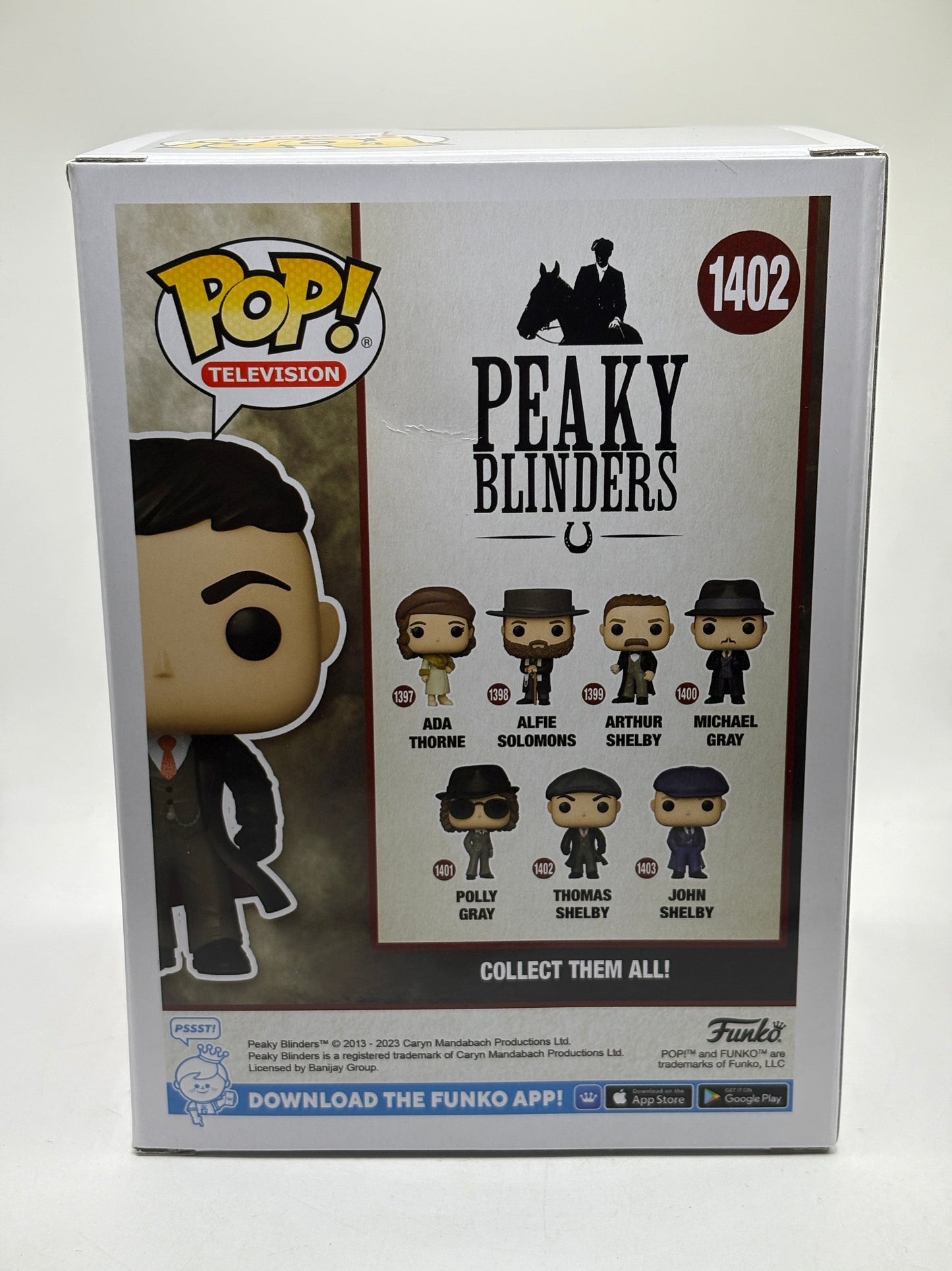 Funko POP! Television Peaky Blinders #1402 Thomas Shelby Limited Chase FRENLY BRICKS - Open 7 Days