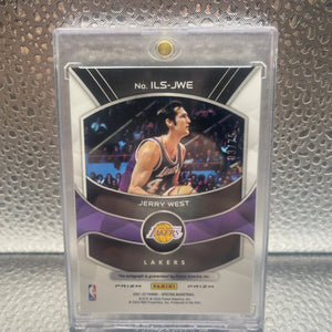2021-22 Spectra Jerry West Illustrious Legends Prizm Auto /75 NM FRENLY BRICKS - Open 7 Days