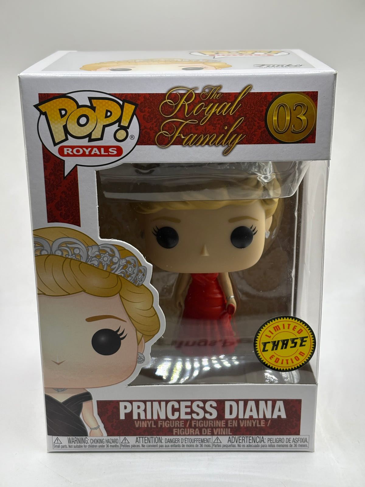 Funko POP! Royals The Royal Family #03 Princess Diana Limited Chase Edition image 1