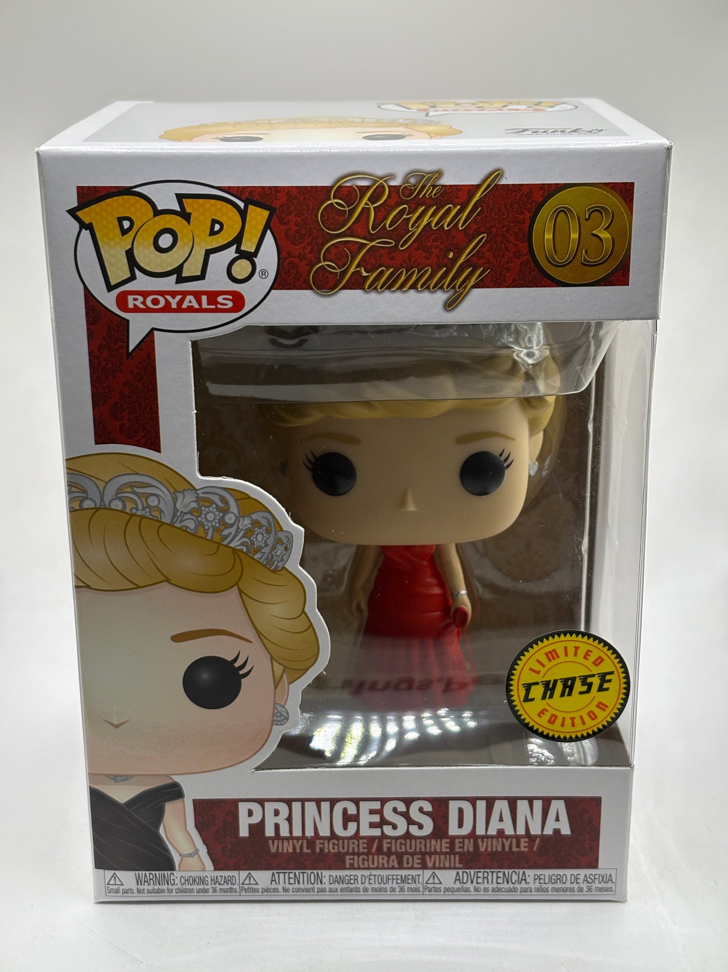 Funko POP! Royals The Royal Family #03 Princess Diana Limited Chase Edition FRENLY BRICKS - Open 7 Days