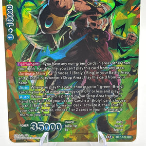 Dragon Ball Super Card Game - SS3 Broly, Saiyan Berserker BT7-127 ISR (2) FRENLY BRICKS - Open 7 Days