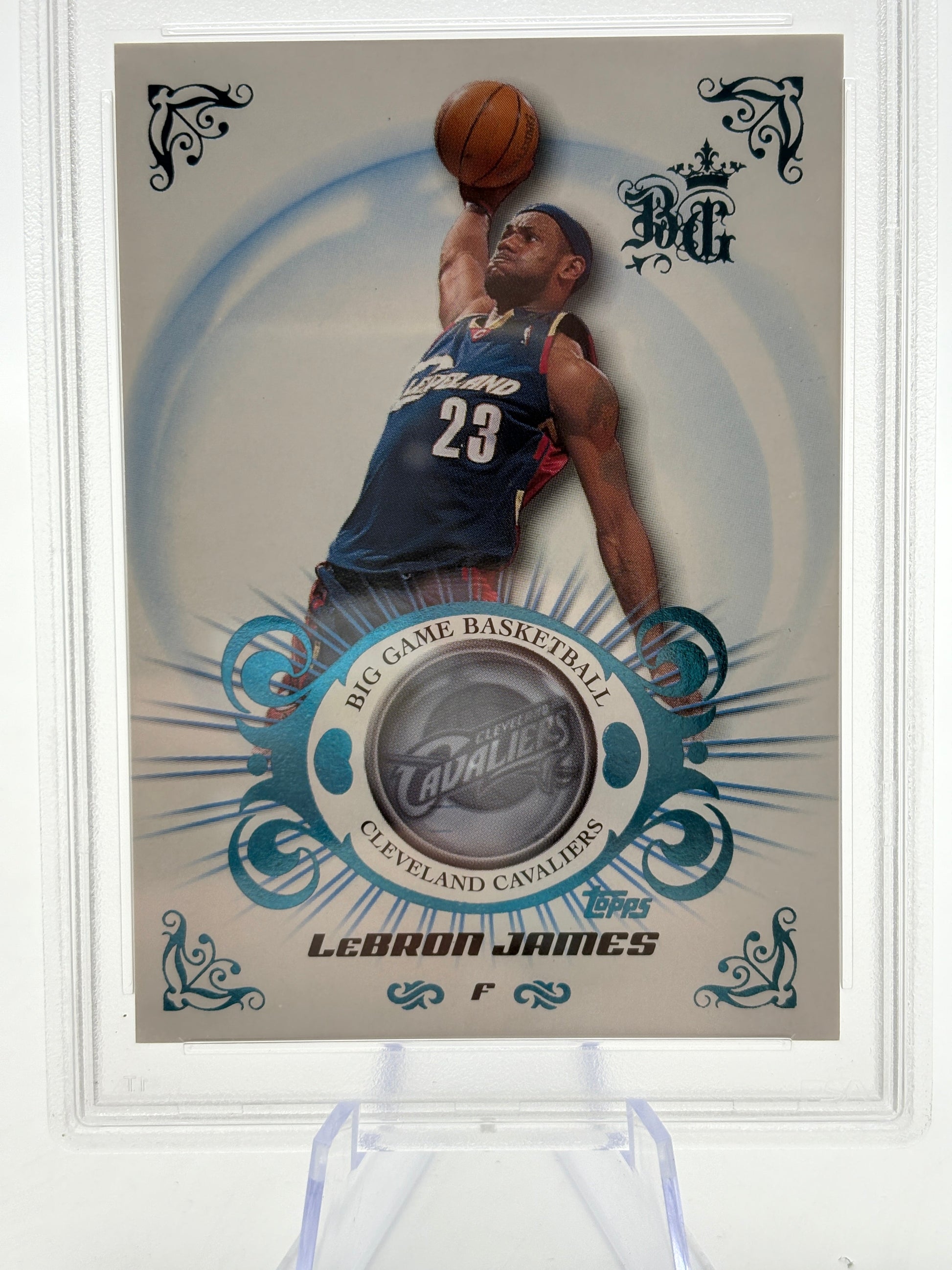 2006 Topps Big Game Lebron James Blue /59 #34 PSA 9 FRENLY BRICKS - Open 7 Days