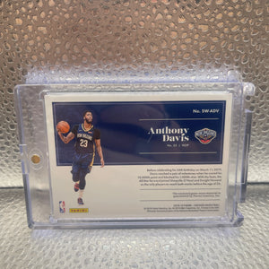 2018-19 Encased Substantial Swatches Relics Jersey ANTHONY DAVIS #SW-ADV #/99 FRENLY BRICKS - Open 7 Days