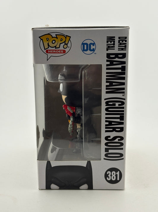 Funko POP! Heroes Batman #381 Death Metal Batman (Guitar Solo) Special Edition FRENLY BRICKS - Open 7 Days