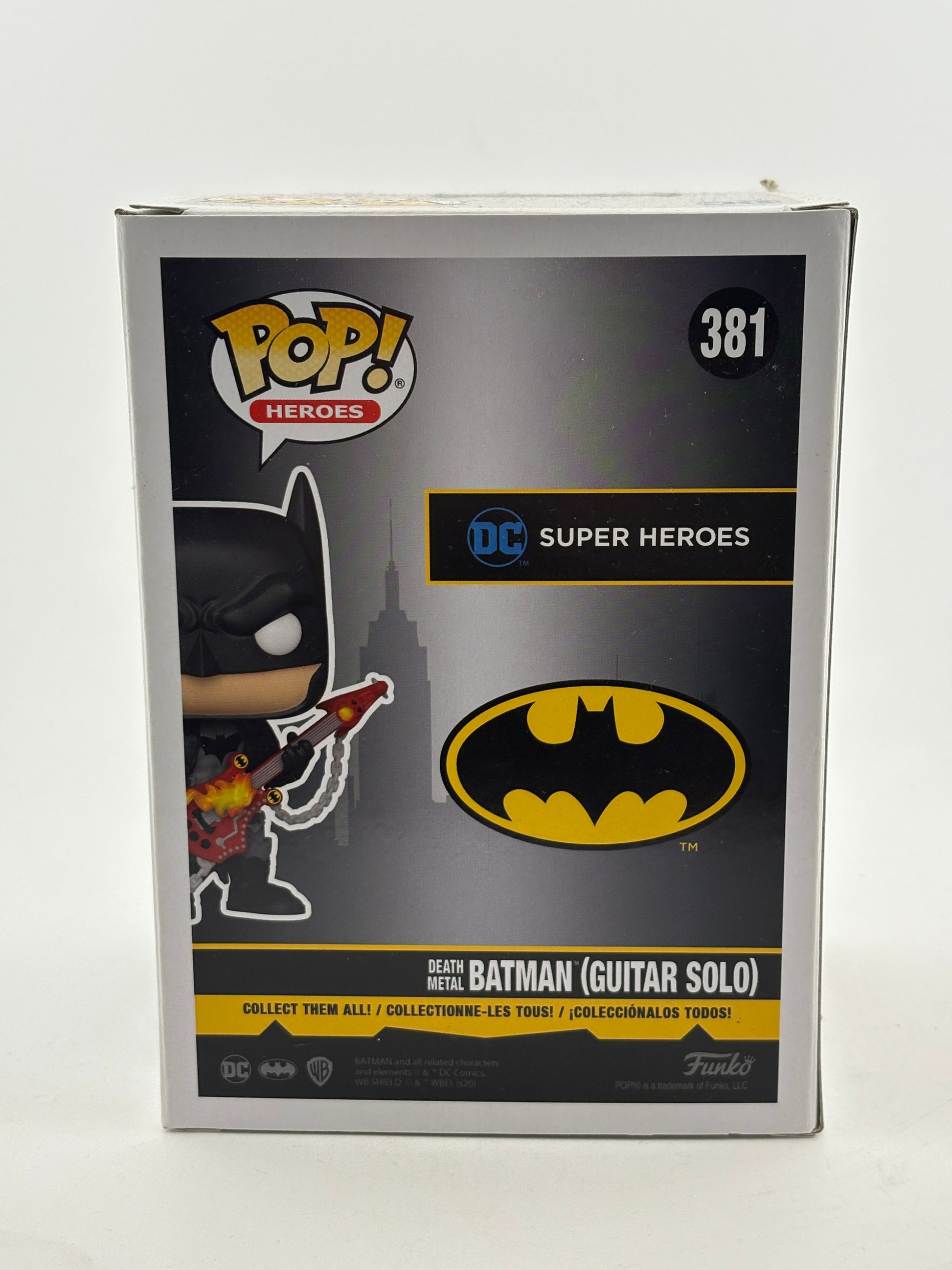 Funko POP! Heroes Batman #381 Death Metal Batman (Guitar Solo) Special Edition FRENLY BRICKS - Open 7 Days