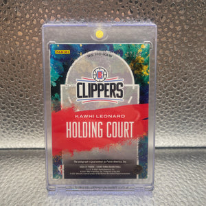 2020-21 Panini Court Kings - Kawhi Leonard - Holding Court Auto /25 Nm FRENLY BRICKS - Open 7 Days