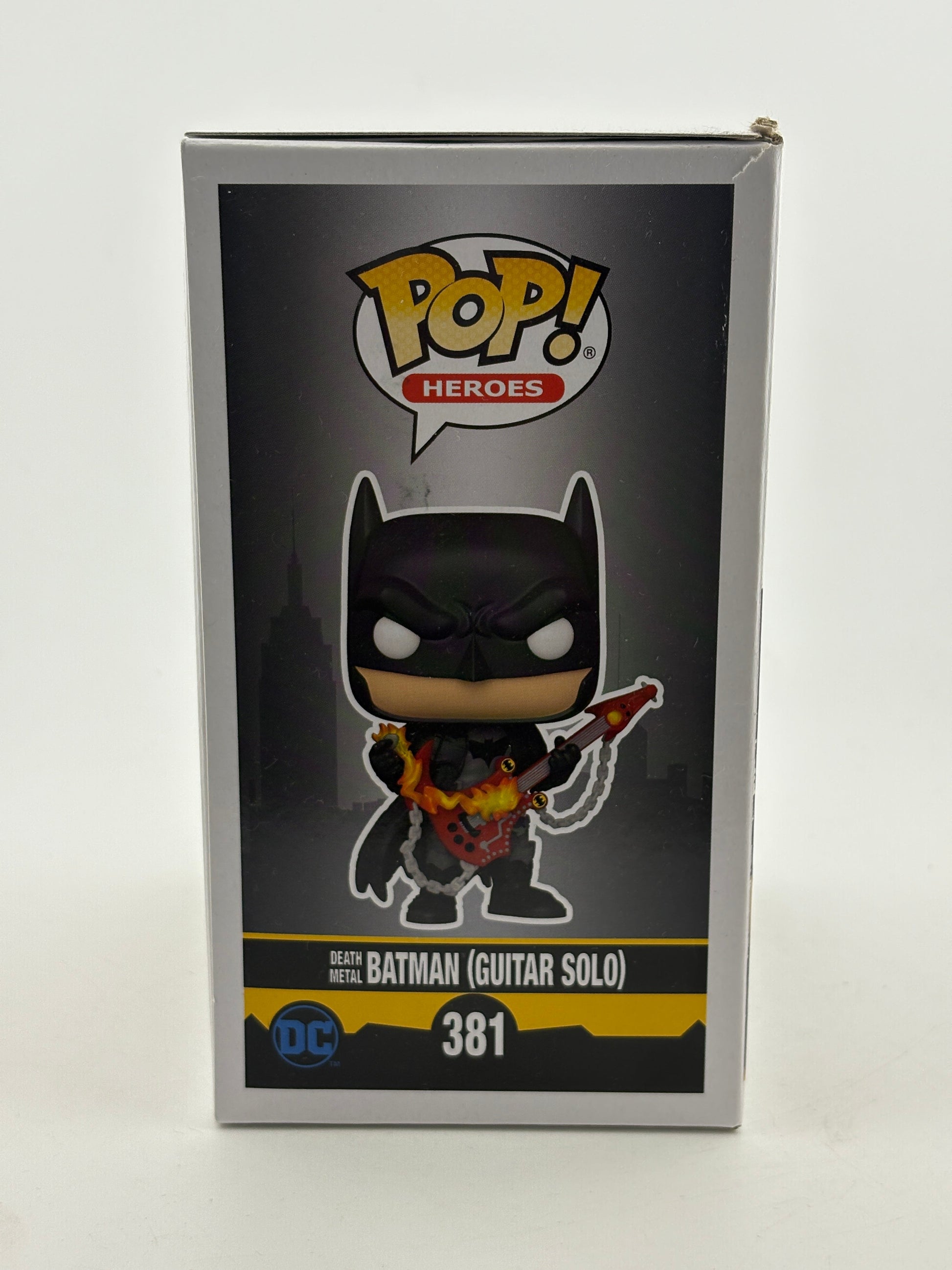 Funko POP! Heroes Batman #381 Death Metal Batman (Guitar Solo) Special Edition FRENLY BRICKS - Open 7 Days