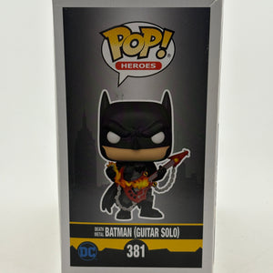 Funko POP! Heroes Batman #381 Death Metal Batman (Guitar Solo) Special Edition FRENLY BRICKS - Open 7 Days