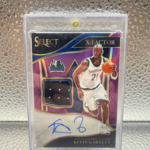 2021-22 Panini Select X-factor Memorabilia Signatures Kevin Garnett  /49 NM FRENLY BRICKS - Open 7 Days