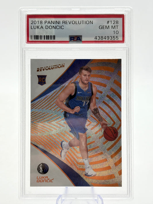 2018-19 Panini Revolution Basketball #128 Luka Doncic PSA 10 Gem Mint FRENLY BRICKS - Open 7 Days