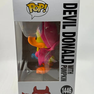 Funko POP! Mickey and Friends #1446 Devil Donald with Pumpkin Blacklight Chase FRENLY BRICKS - Open 7 Days
