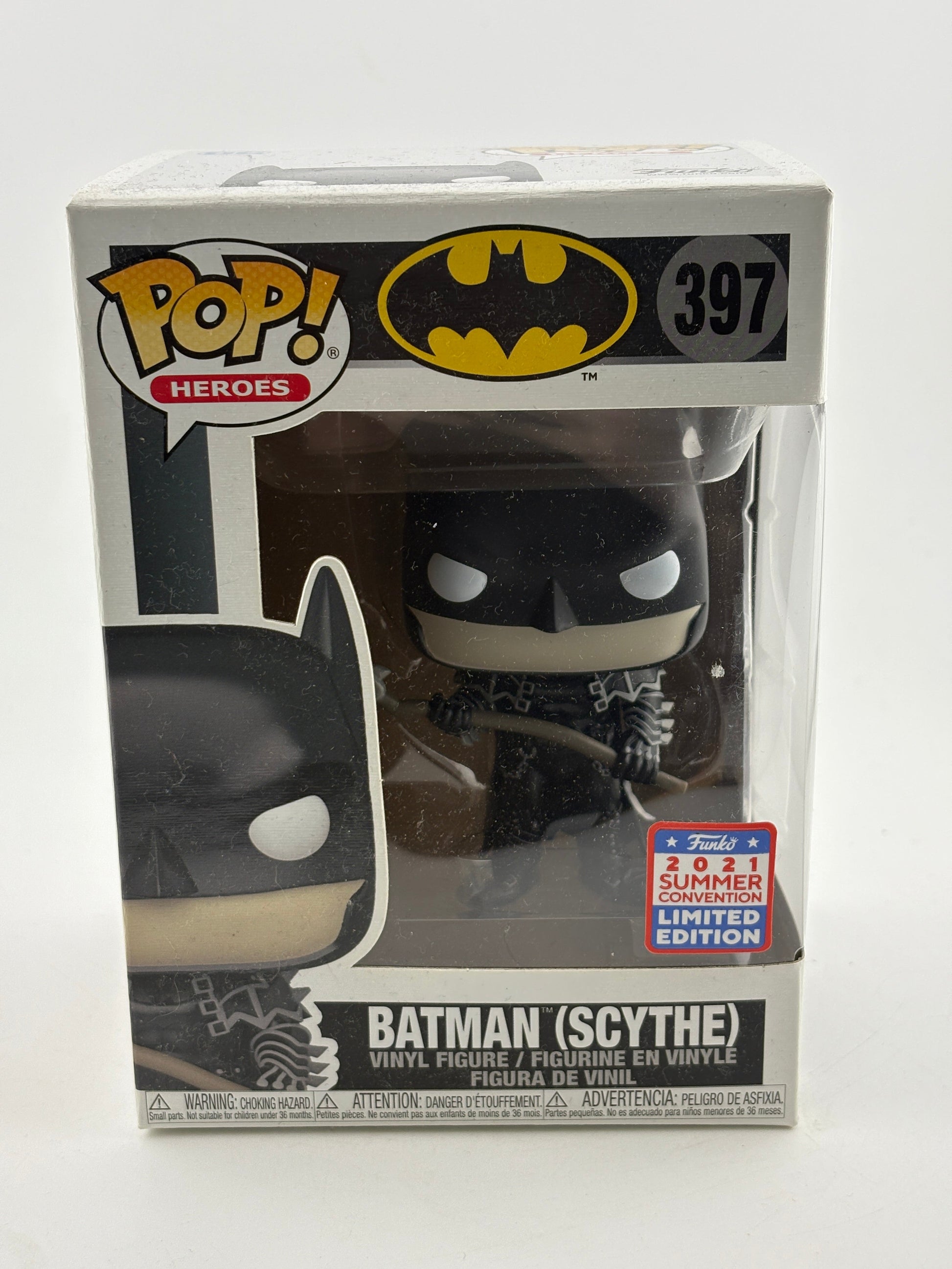 Funko POP! Heroes Batman #397 Batman (Scythe) 2021 Summer Con FRENLY BRICKS - Open 7 Days