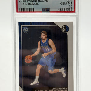 2018-19 Hoops #268 Luka Doncic Dallas Mavericks Rookie PSA 10 FRENLY BRICKS - Open 7 Days