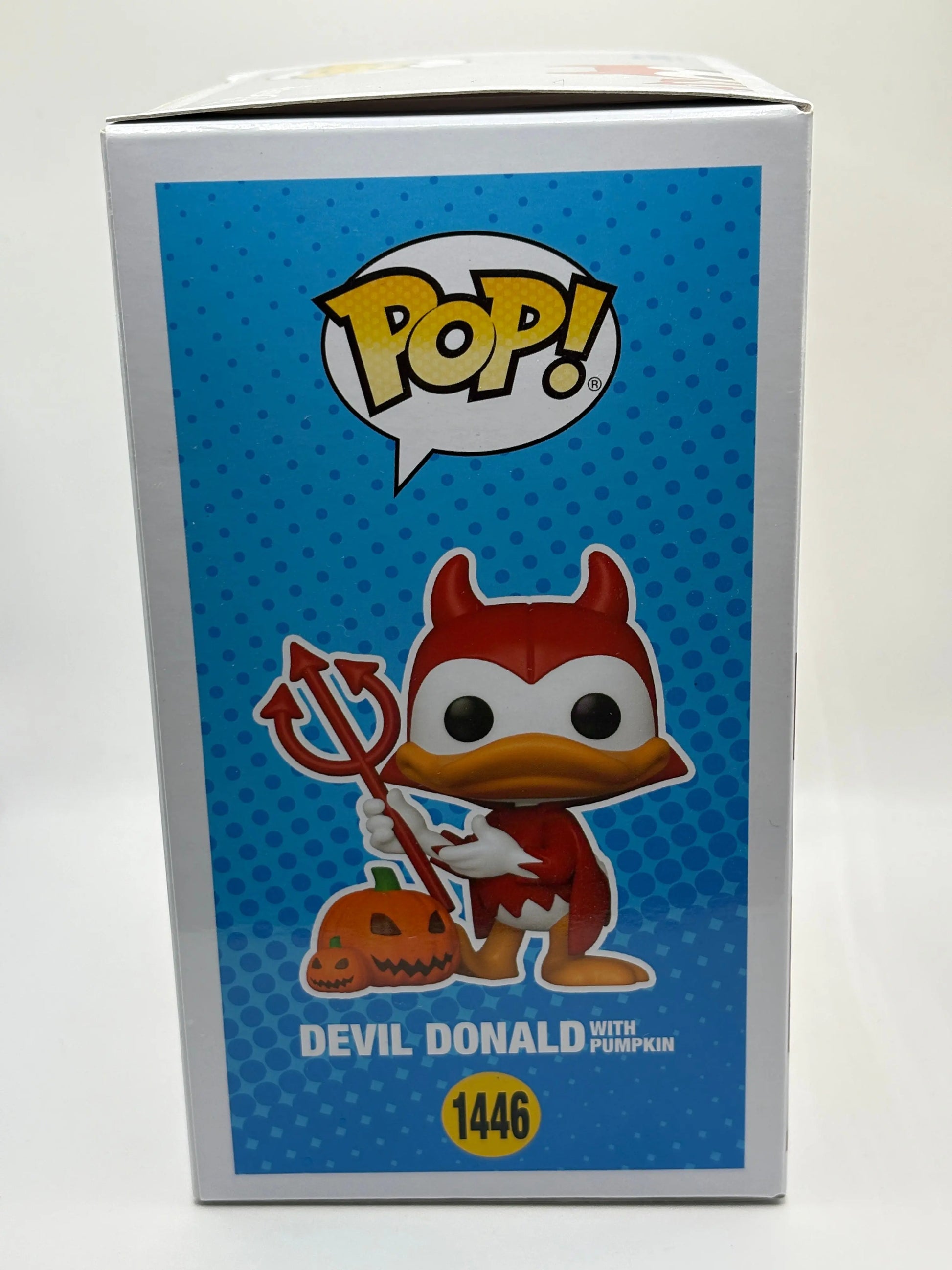 Funko POP! Mickey and Friends #1446 Devil Donald with Pumpkin Blacklight Chase FRENLY BRICKS - Open 7 Days