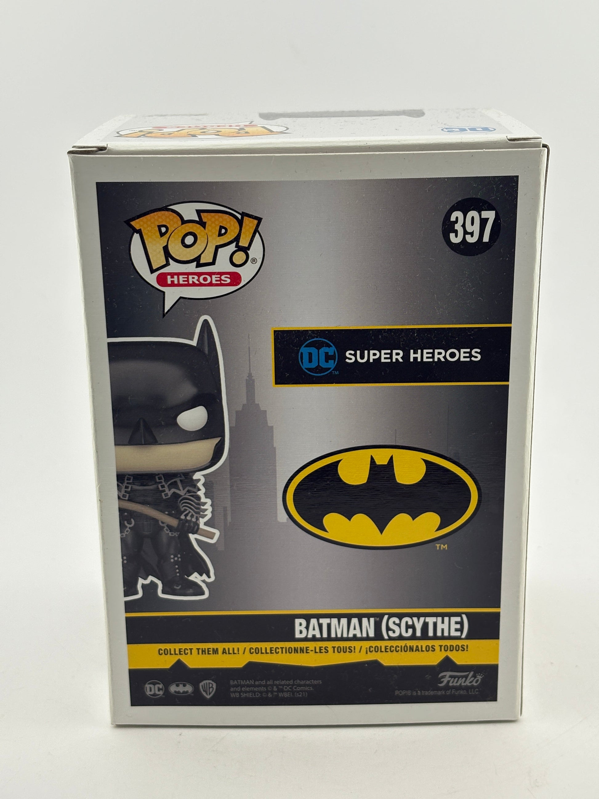 Funko POP! Heroes Batman #397 Batman (Scythe) 2021 Summer Con FRENLY BRICKS - Open 7 Days