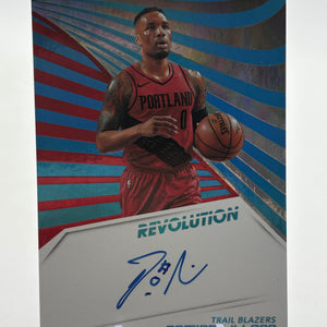 2018-19 Panini Revolution Basketball #AU-DLL Damian Lillard 15/25 Auto On Card FRENLY BRICKS - Open 7 Days