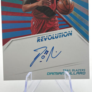 2018-19 Panini Revolution Basketball #AU-DLL Damian Lillard 15/25 Auto On Card FRENLY BRICKS - Open 7 Days