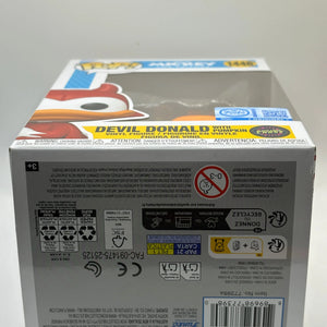 Funko POP! Mickey and Friends #1446 Devil Donald with Pumpkin Blacklight Chase FRENLY BRICKS - Open 7 Days