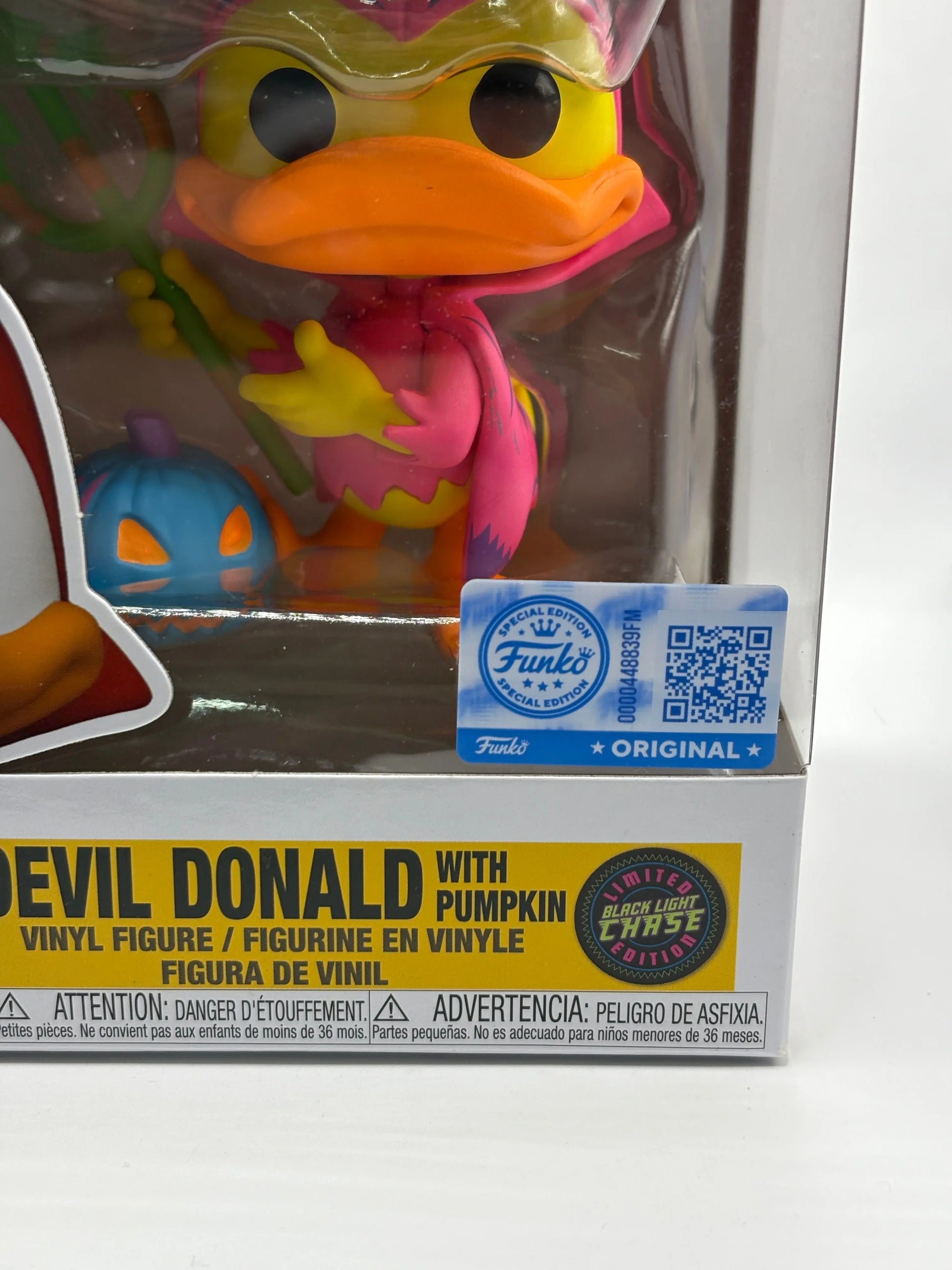 Funko POP! Mickey and Friends #1446 Devil Donald with Pumpkin Blacklight Chase FRENLY BRICKS - Open 7 Days