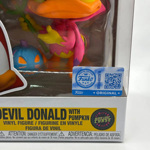 Funko POP! Mickey and Friends #1446 Devil Donald with Pumpkin Blacklight Chase FRENLY BRICKS - Open 7 Days