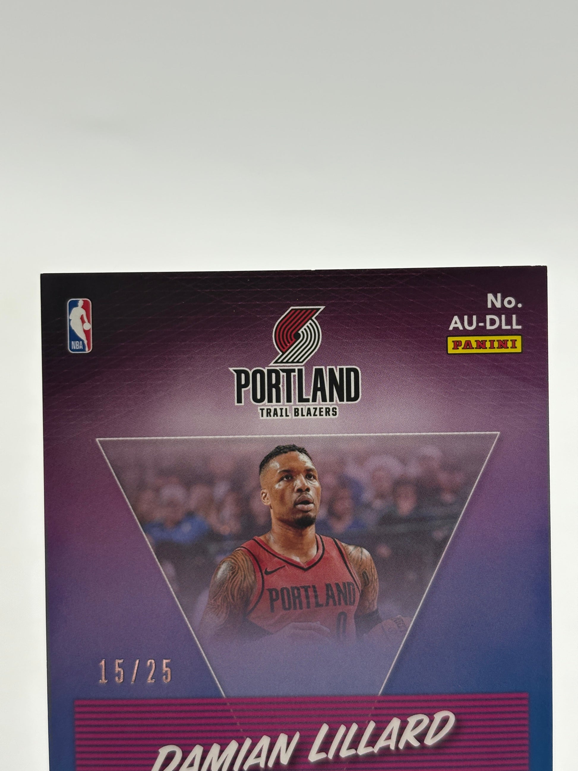 2018-19 Panini Revolution Basketball #AU-DLL Damian Lillard 15/25 Auto On Card FRENLY BRICKS - Open 7 Days