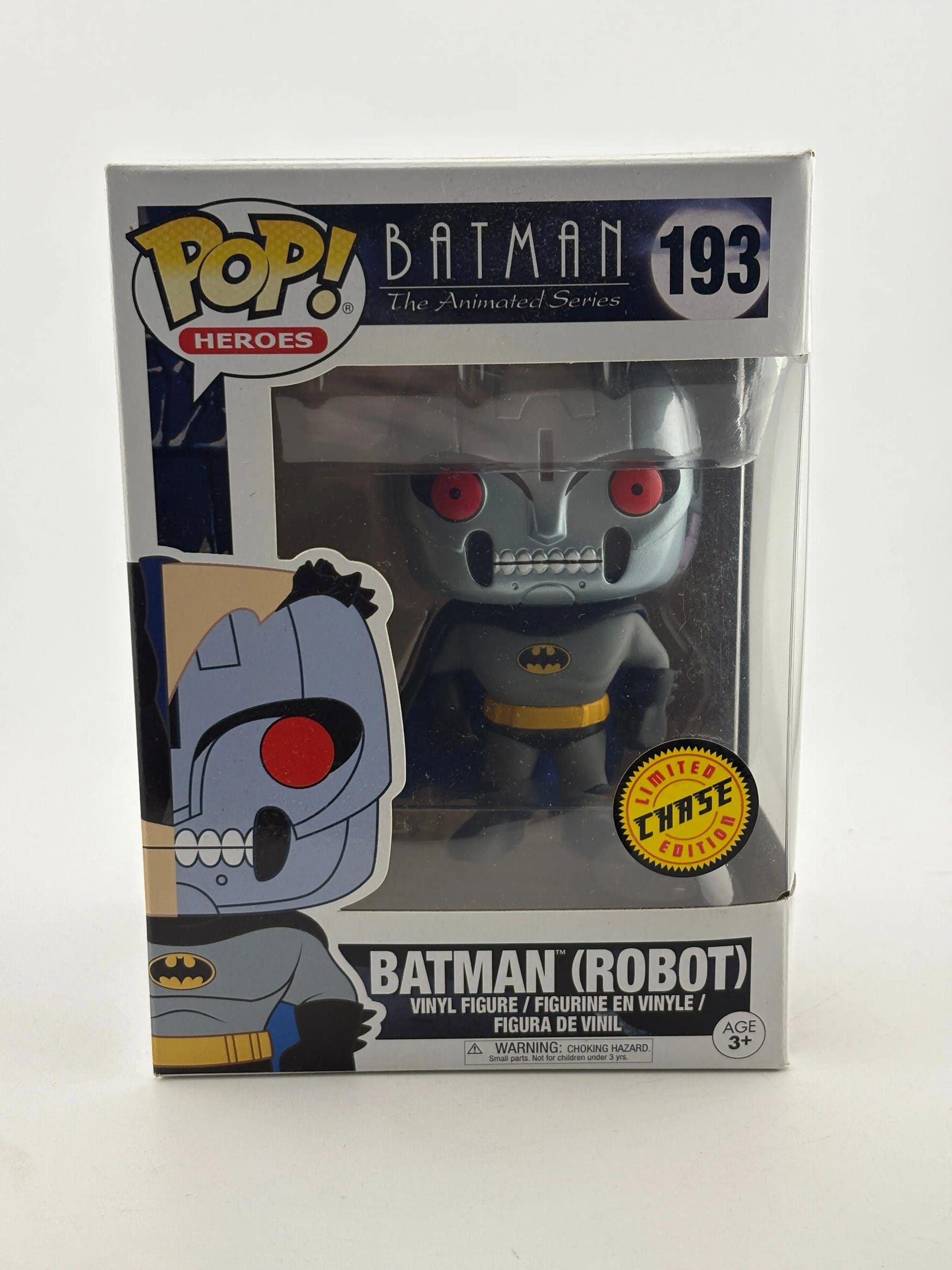 Funko POP! Heroes Batman Animated Series #193 Batman (Robot) Limited Chase FRENLY BRICKS - Open 7 Days image 1