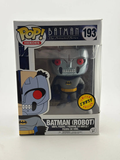 Funko POP! Heroes Batman Animated Series #193 Batman (Robot) Limited Chase FRENLY BRICKS - Open 7 Days