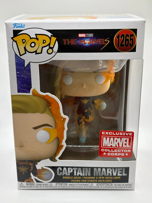 Funko POP! The Marvels #1265 Captain Marvel Collector Corps Exclusive FRENLY BRICKS - Open 7 Days